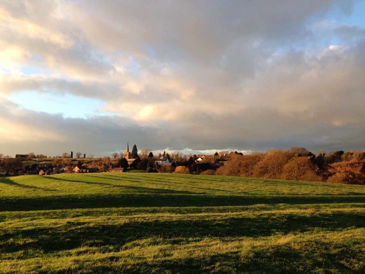 Hungarton village from Bottom Green