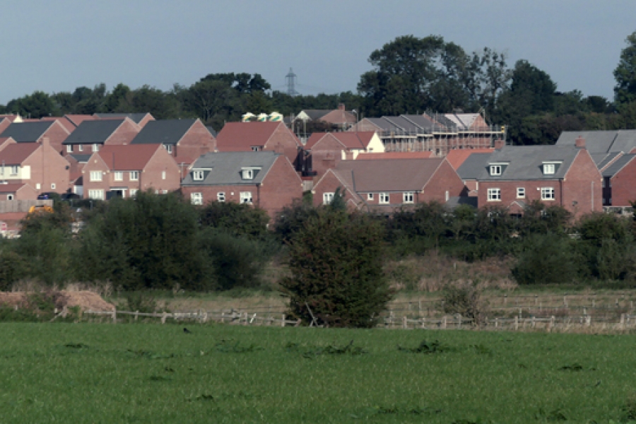 New-build housing site